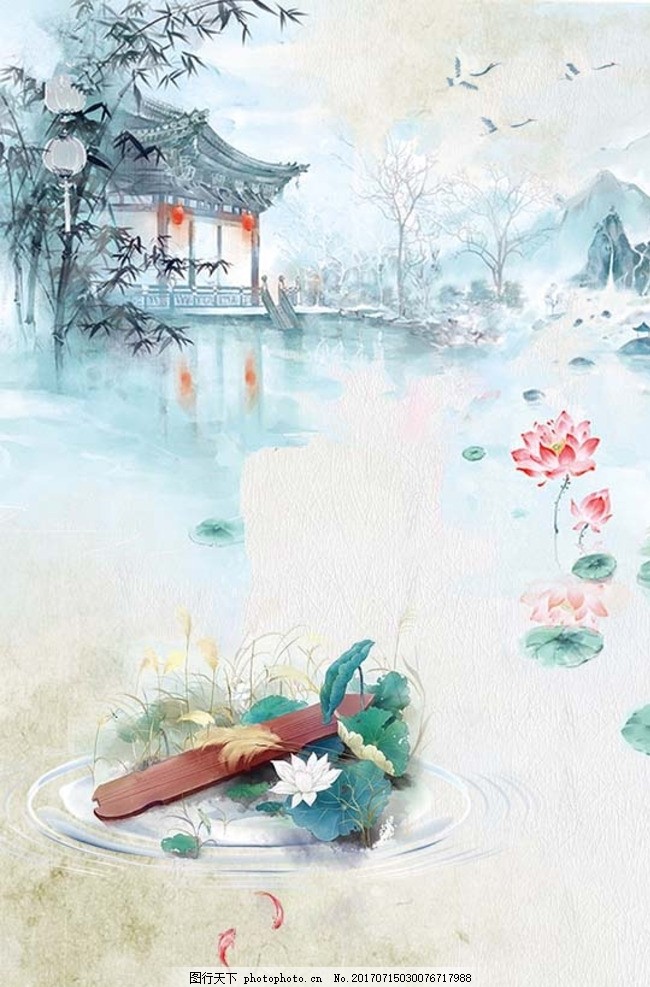 是副水墨画的四尺; 荷花意境水墨画_高清荷花水墨画壁纸_水墨画荷花