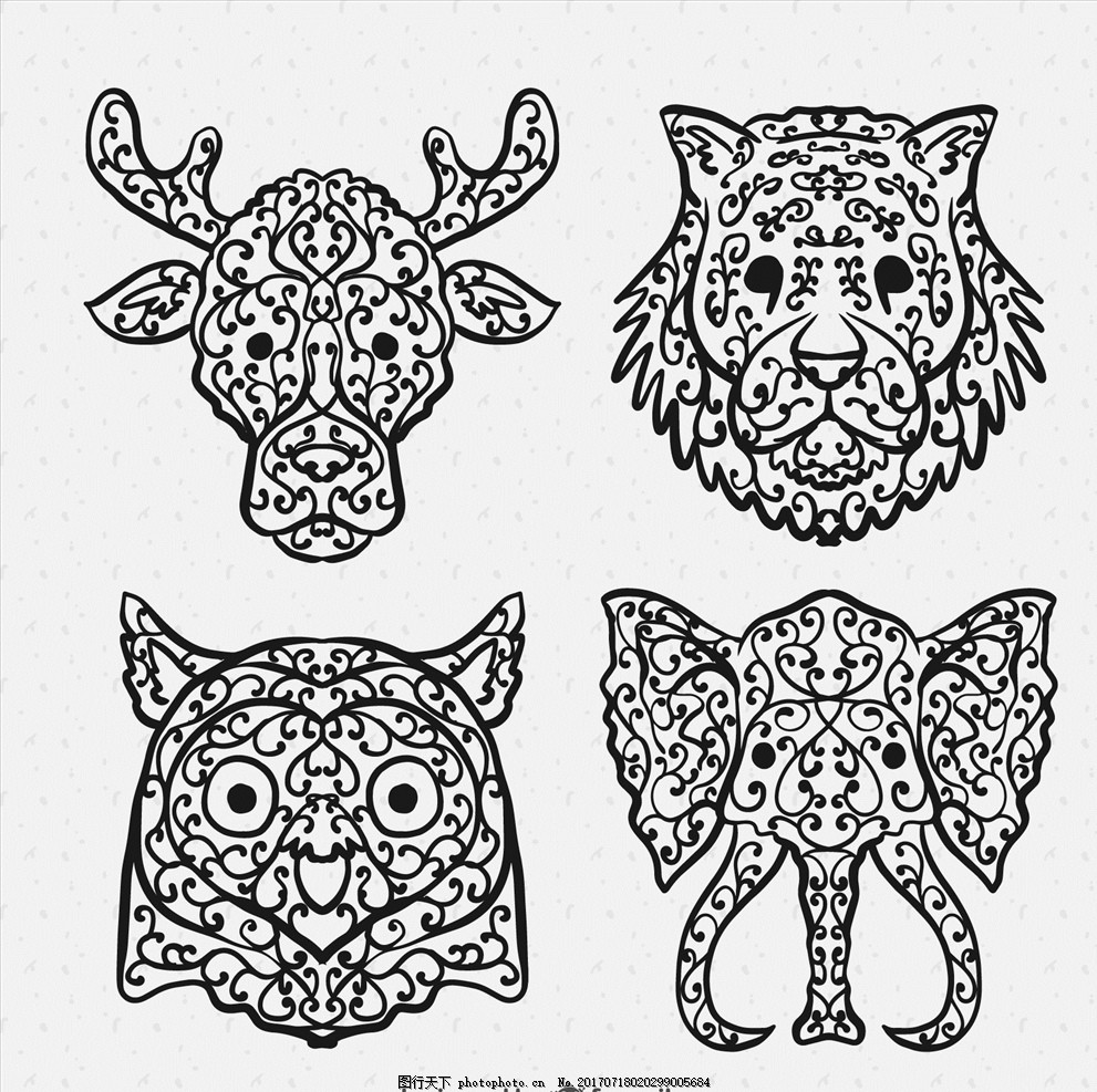 动物图案 动物矢量 动物图片 动物世界 线描动物 动物素描 动物线描 手绘动物图案 手绘动物 素描动物 猛兽图案 猛兽 狮子 狮子头 狮子图案 素描狮子 狮子王 雄狮 狮子矢量图 卡通动物 动漫卡通 可爱 贺卡 动物插画 插画 儿童绘本 卡通动物漫画 扁平动物 卡通漫画 Q版动物 贴纸 设计 底纹边框 背景底纹 AI