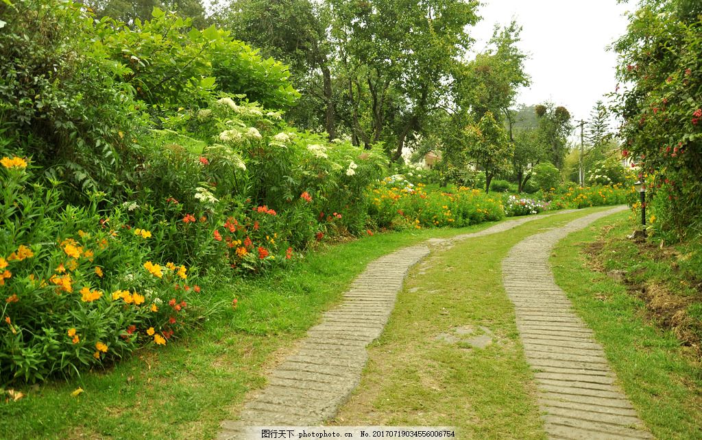 园林 树木 草坪 欧式 欧洲园林 风景 园林建筑 建筑园林 景观 小路
