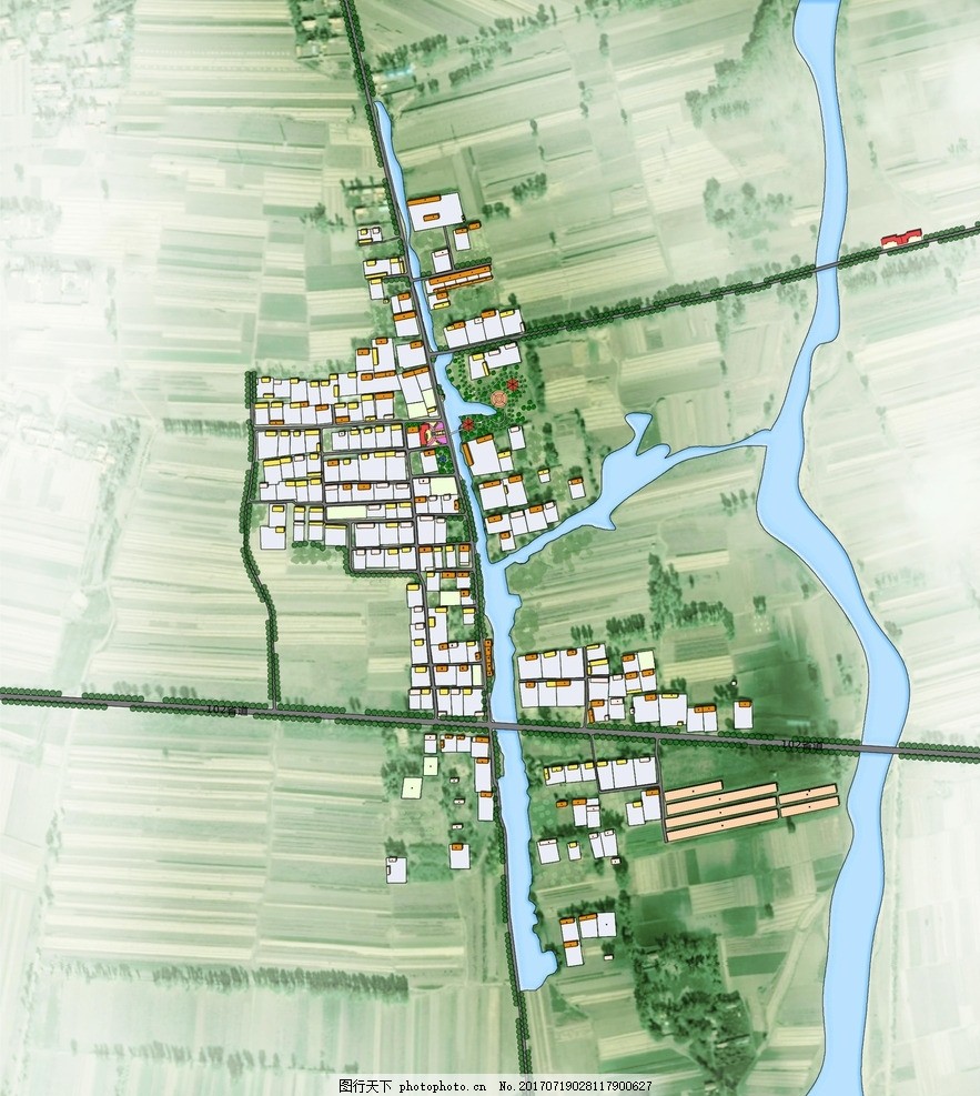 村庄规划总平面图