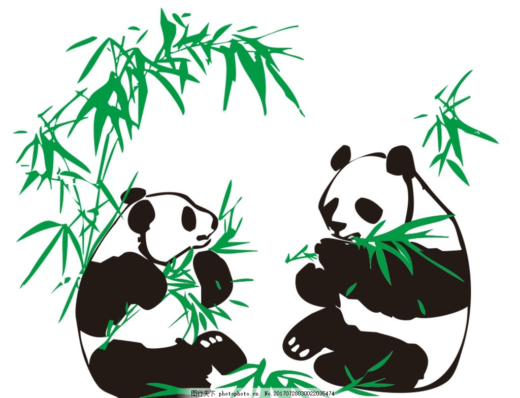 熊猫竹子设计元素素材免费下载(图片编号:5558735)-六图网