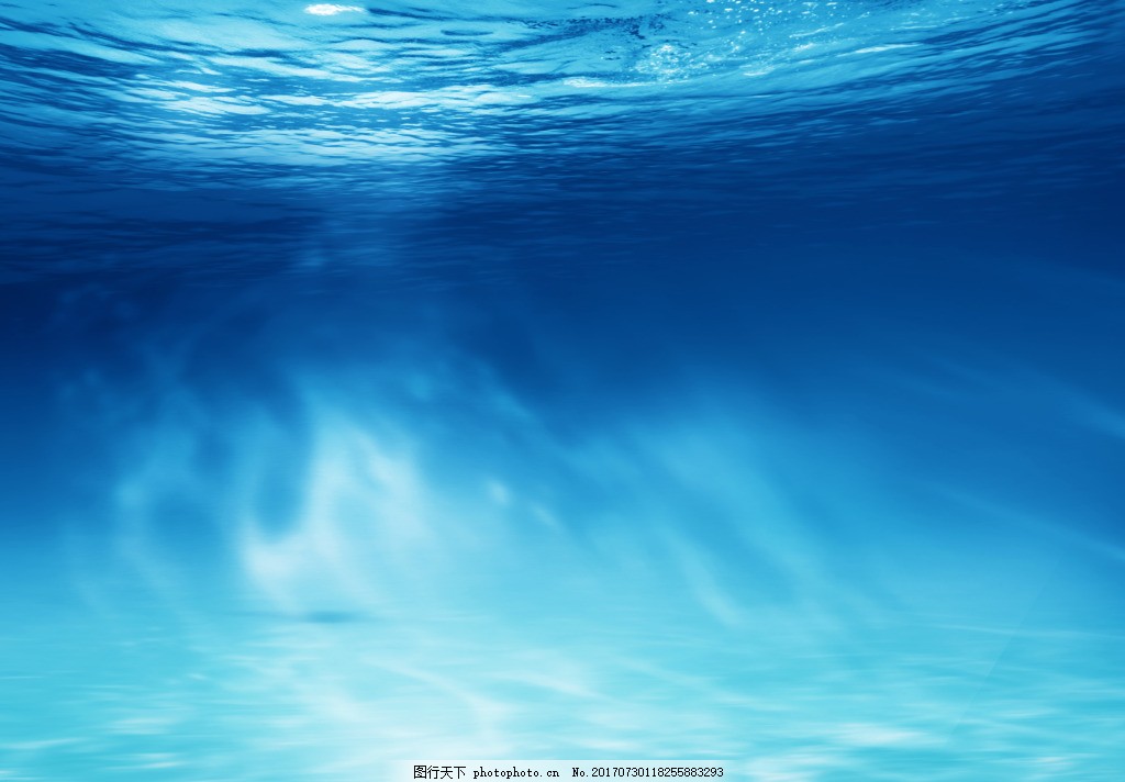 梦幻蓝色大海背景图片_广告背景_底纹边框_图行天下图库