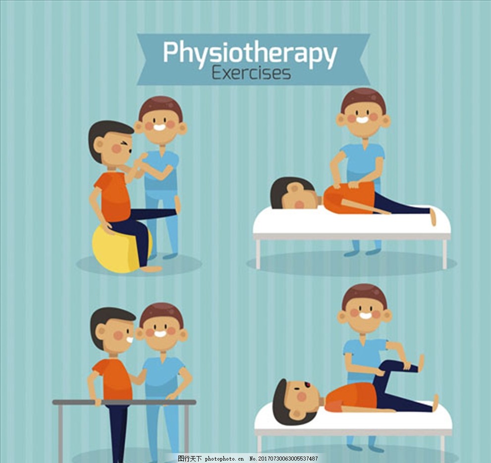 卡通物理治疗插图