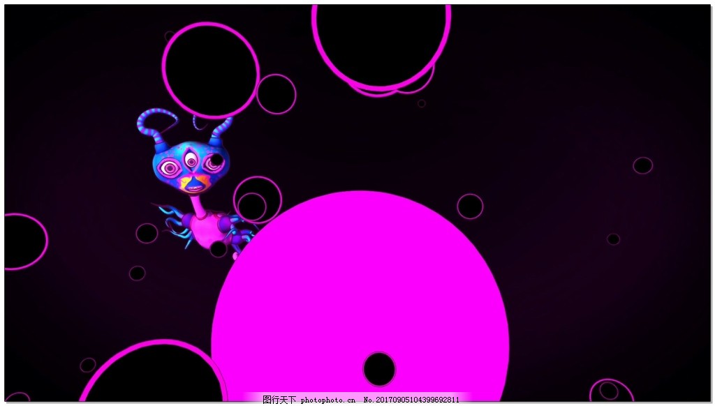 紫色球球大作战动感潮流背景视频素材图片