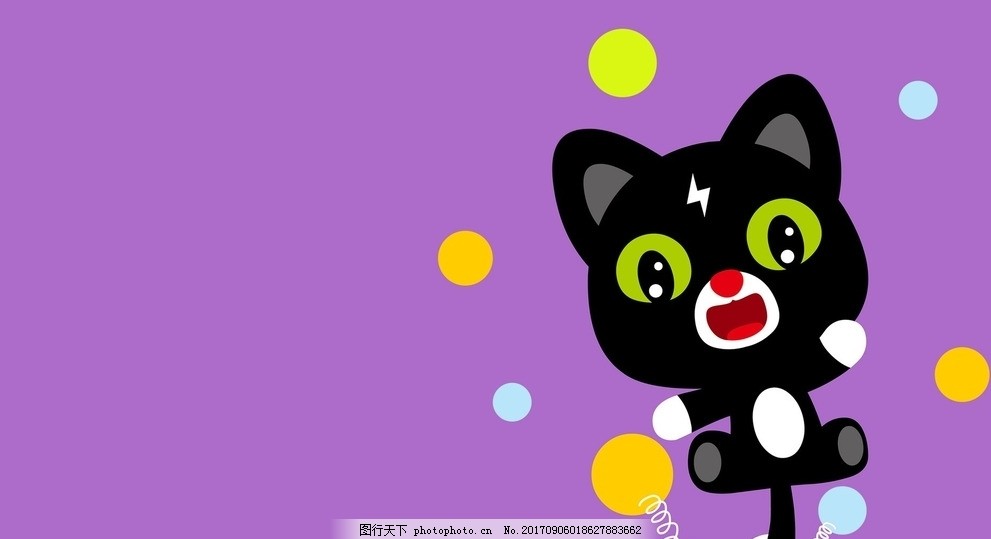 闪电猫桌面壁纸图片