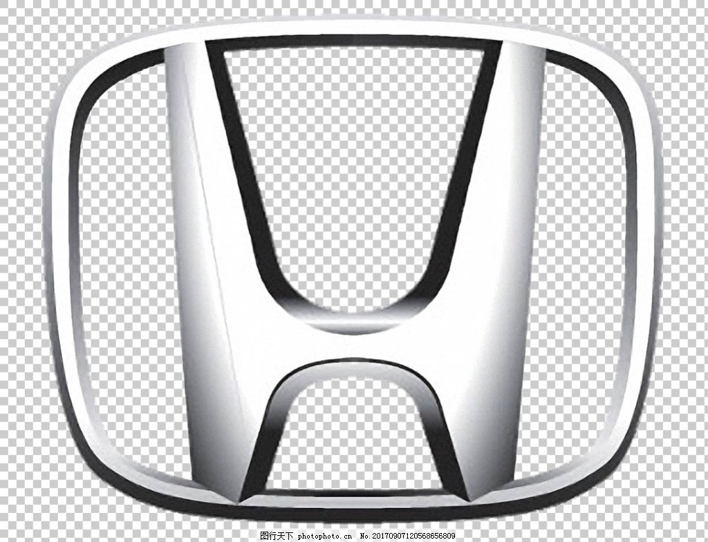 金属材质本田车标免抠png透明图层素材