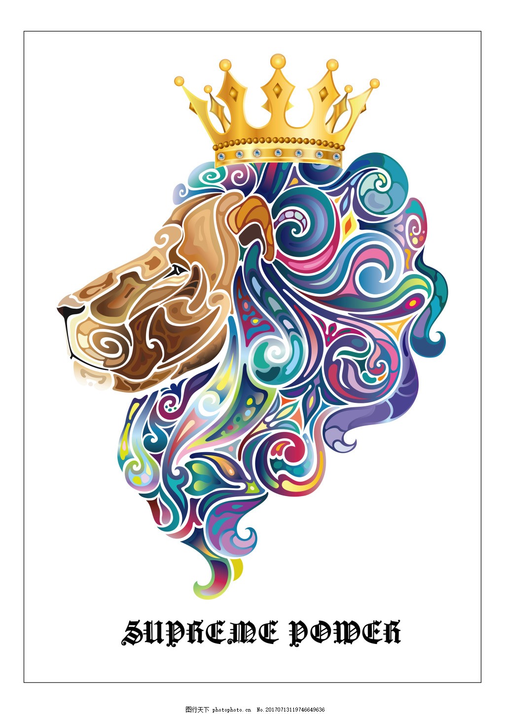 对狮子和王冠纹章设计元素素材免费下载(图片编号:1928420)-六图网