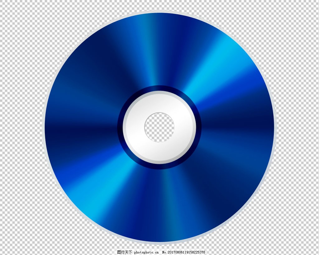 蓝色cd光盘免抠png透明图层素材图片 生物静物 设计元素 图行天下素材网